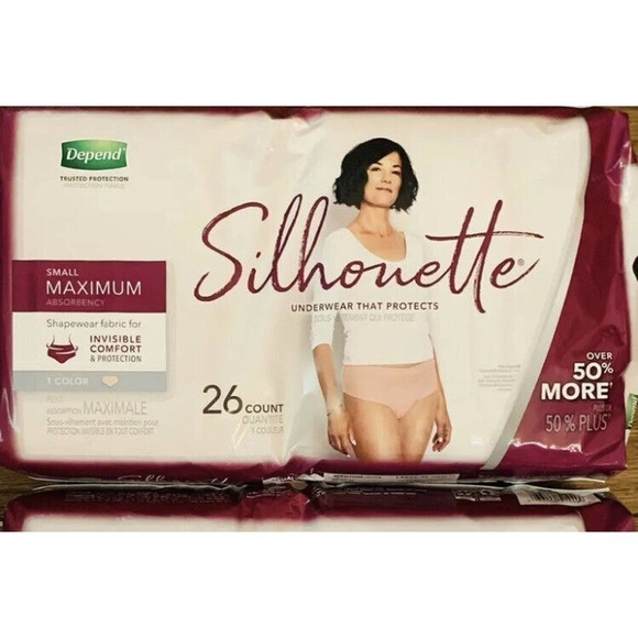 Depend Silhouette Incontinence & Postpartum Underwear for Women Small 26… - Picture 3 of 9